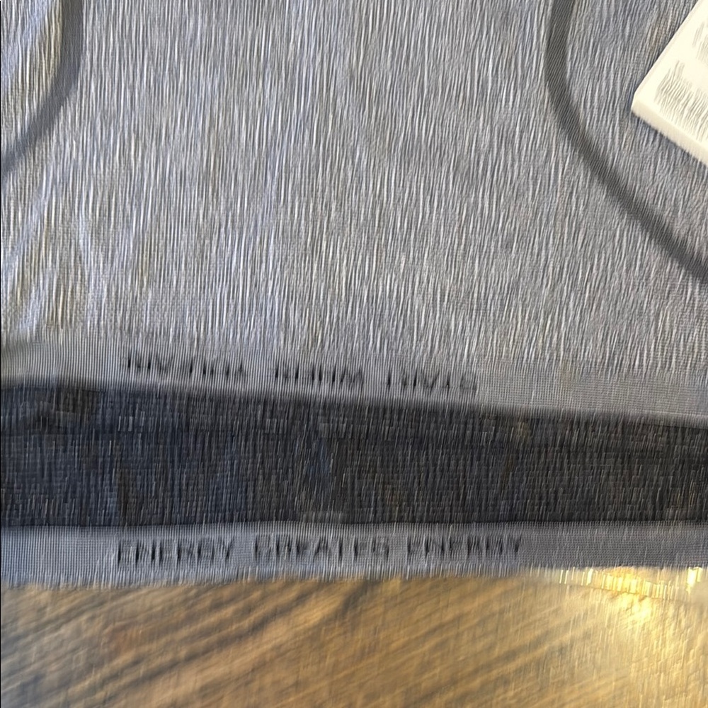 Lululemon Swiftly Tech Long-Sleeve Shirt 2.0 Waist Length Sparkle NWT size 12 - Picture 6 of 15